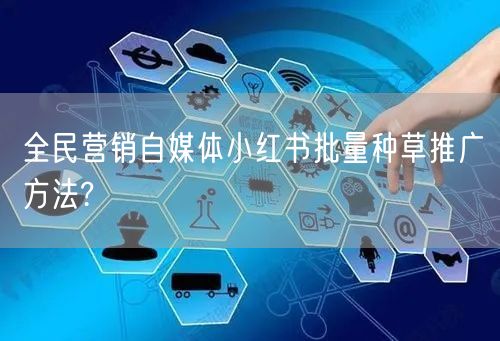 全民营销自媒体小红书批量种草推广方法?(图1)