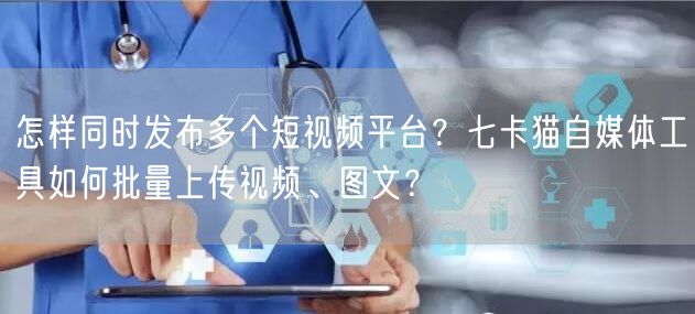 怎样同时发布多个短视频平台？七卡猫自媒体工具如何批量上传视频、图文？
